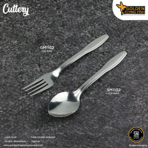 Sendok Makan dan Garpu Makan 1,2mm Stainless Steel | GFF SM1102-GM1102