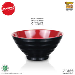 Mangkok Ramen Kecil Ulir 5 inch W-05A4